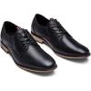 image:imageJousen Mens Dress Shoes Leather Wingtip Formal Business Oxford Shoes Brogue Retro Derby Dress Shoes for MenAmy9212black