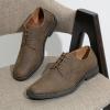 image:imageJousen Mens Dress Shoes Retro Casual Dress Shoes for MenSuede Brown709
