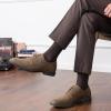 image:imageJousen Mens Dress Shoes Retro Casual Dress Shoes for MenSuede Brown709