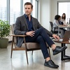 image:imageJousen Casual Dress Shoes for Men Lightweight Comfortable Business Sneakers9079allblack
