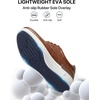 image:imageJousen Casual Dress Shoes for Men Lightweight Comfortable Business Sneakers9079brown