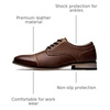 image:imageJousen Mens Dress Shoes Leather Wingtip Oxford ShoesAmy9213dark Brown