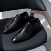 image:imageJousen Mens Dress Shoes Leather Wingtip Oxford ShoesAmy9215premium Leatherblack