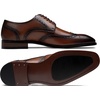 image:imageJousen Mens Dress Shoes Leather Wingtip Oxford ShoesAmy9215premium Leatheryellowbrown
