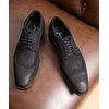 image:imageJousen Mens Dress Shoes Leather Wingtip Oxford ShoesAmy9215sudeblack