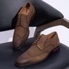 image:imageJousen Mens Dress Shoes Leather Wingtip Oxford ShoesAmy9215sudebrown