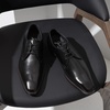 image:imageJousen Mens Dress Shoes Leather Wingtip Oxford ShoesAmy9216premium Leatherblack