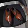image:imageJousen Mens Dress Shoes Leather Wingtip Oxford ShoesAmy9216premium Leatheryellowbrown