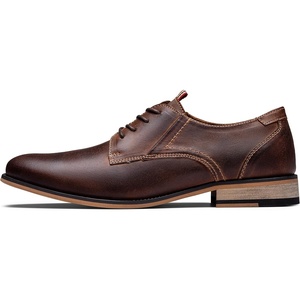 image:imageJousen Mens Dress Shoes Leather Wingtip Oxford ShoesAmy9212dark Brown