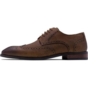 image:imageJousen Mens Dress Shoes Leather Wingtip Oxford ShoesAmy9215sudebrown
