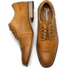 image:imageJousen Mens Dress Shoes Leather Wingtip Oxford ShoesAmy9213yellow Brown