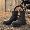 image:imageJousen Mens Boots High Top Motorcycle Combat BootsAmy8418ablackpu