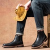image:imageJousen Mens Chelsea Boots Casual Slip On Ankle Boots with Memory FoamAmy8406ablack