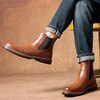 image:imageJousen Mens Chelsea Boots Casual Slip On Ankle Boots with Memory FoamAmy8406abrown