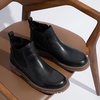image:imageJousen Mens Chelsea Boots Casual Slip On Ankle Boots with Memory FoamBlack