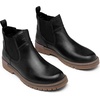image:imageJousen Mens Chelsea Boots Casual Slip On Ankle Boots with Memory FoamBlack