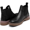 image:imageJousen Mens Chelsea Boots Casual Slip On Ankle Boots with Memory FoamBonded Leatheramy8141ablack