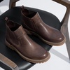 image:imageJousen Mens Chelsea Boots Casual Slip On Ankle Boots with Memory FoamBonded Leatheramy8141abrown