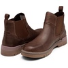 image:imageJousen Mens Chelsea Boots Casual Slip On Ankle Boots with Memory FoamBonded Leatheramy8141abrown