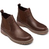 image:imageJousen Mens Chelsea Boots Casual Slip On Ankle Boots with Memory FoamBonded Leatheramy8141abrown