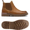 image:imageJousen Mens Chelsea Boots Casual Slip On Ankle Boots with Memory FoamBonded Leatheramy8141atan