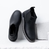 image:imageJousen Mens Chelsea Boots Casual Slip On Ankle Boots with Memory FoamGrazy Horse Leatherblack