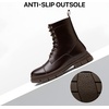 image:imageJousen Mens Combat Boots Casual Fashion Motorcycle BootsAmy8415brown