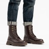 image:imageJousen Mens Combat Boots Casual Fashion Motorcycle BootsAmy8415brown
