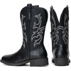 image:imageJousen Mens Cowboy Boots Square Toe Retro Western BootsAmy8435black