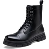 image:imageJousen Mens Combat Boots Casual Fashion Motorcycle BootsAmy8415ablack
