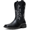 image:imageJousen Mens Cowboy Boots Square Toe Retro Western BootsAmy8435black
