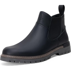 image:imageJousen Mens Chelsea Boots Casual Slip On Ankle Boots with Memory FoamGrazy Horse Leatherblack