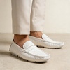 image:imageJousen Mens Loafers Dress Driving Shoes Slip OnWhite