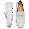image:imageJousen Mens Loafers Dress Driving Shoes Slip OnWhite