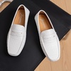 image:imageJousen Mens Loafers Dress Driving Shoes Slip OnWhite